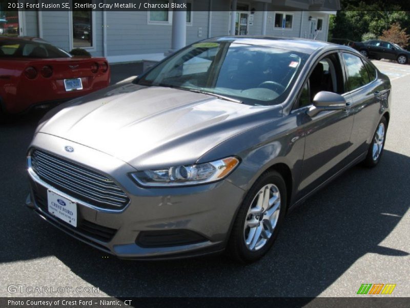 Sterling Gray Metallic / Charcoal Black 2013 Ford Fusion SE