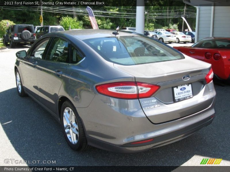 Sterling Gray Metallic / Charcoal Black 2013 Ford Fusion SE