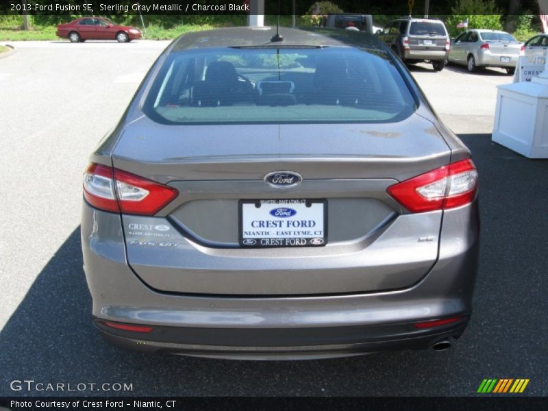 Sterling Gray Metallic / Charcoal Black 2013 Ford Fusion SE