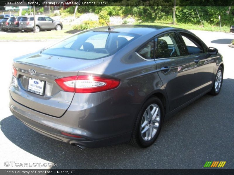 Sterling Gray Metallic / Charcoal Black 2013 Ford Fusion SE