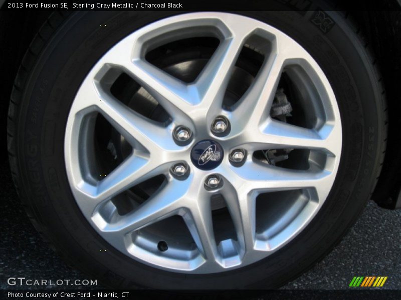 Sterling Gray Metallic / Charcoal Black 2013 Ford Fusion SE