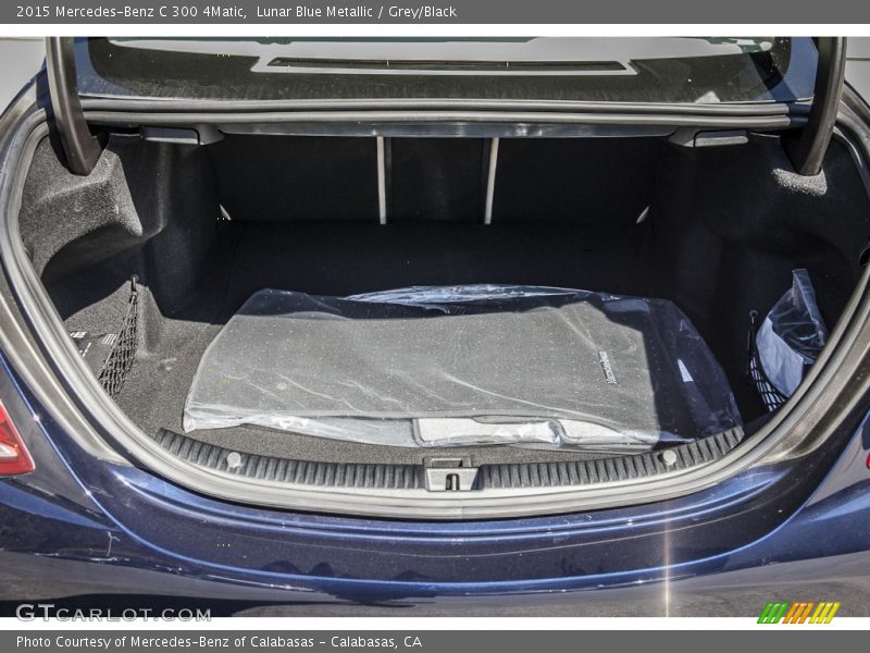 Lunar Blue Metallic / Grey/Black 2015 Mercedes-Benz C 300 4Matic