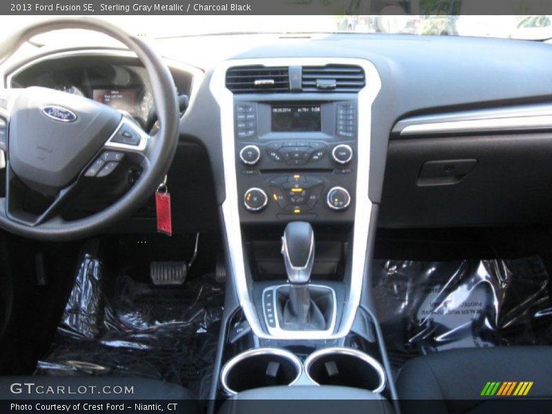 Sterling Gray Metallic / Charcoal Black 2013 Ford Fusion SE