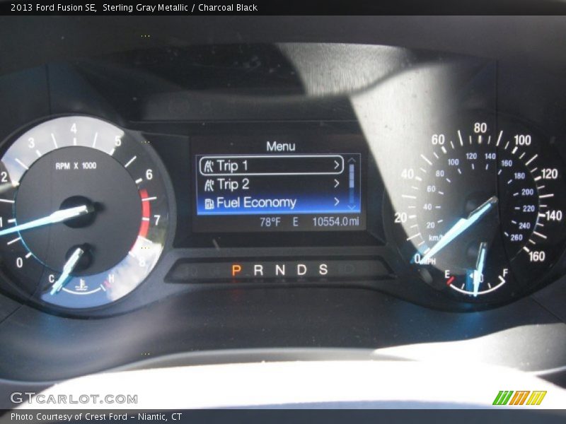 Sterling Gray Metallic / Charcoal Black 2013 Ford Fusion SE