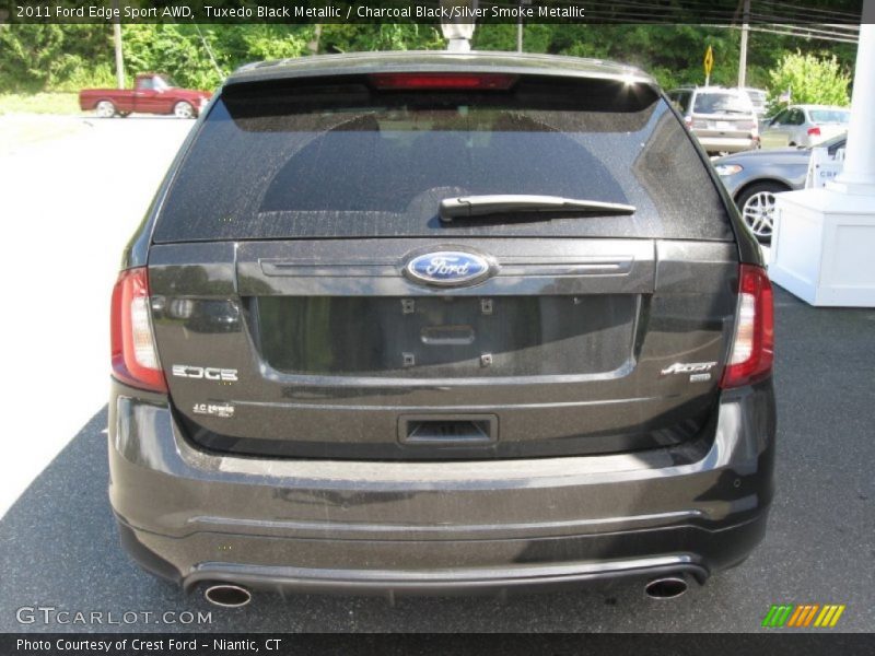 Tuxedo Black Metallic / Charcoal Black/Silver Smoke Metallic 2011 Ford Edge Sport AWD