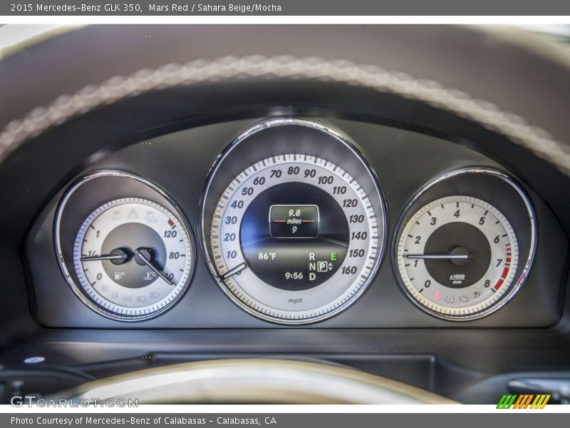 Mars Red / Sahara Beige/Mocha 2015 Mercedes-Benz GLK 350