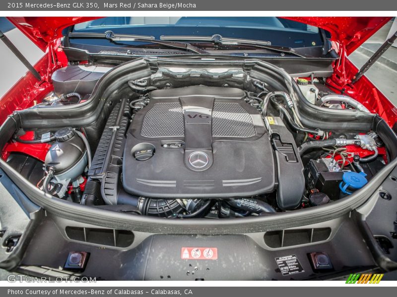 Mars Red / Sahara Beige/Mocha 2015 Mercedes-Benz GLK 350
