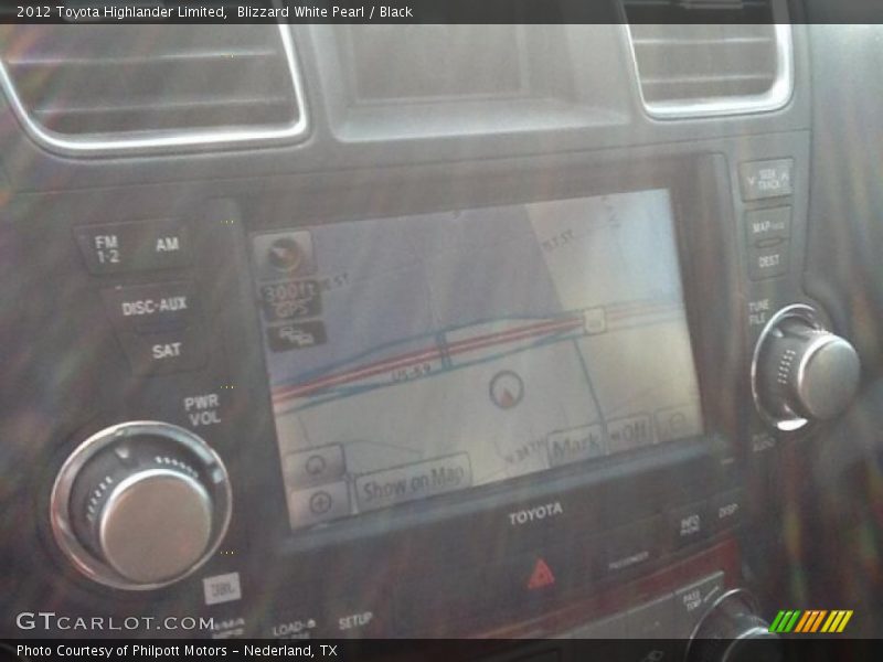 Blizzard White Pearl / Black 2012 Toyota Highlander Limited