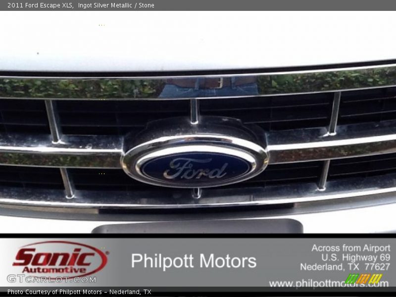 Ingot Silver Metallic / Stone 2011 Ford Escape XLS