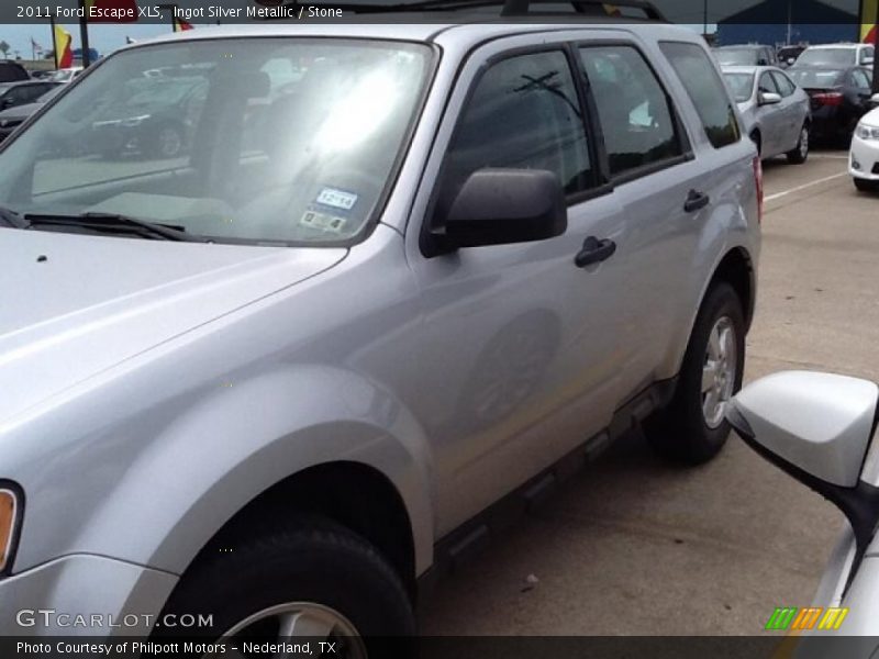 Ingot Silver Metallic / Stone 2011 Ford Escape XLS