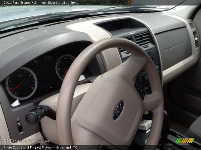 Ingot Silver Metallic / Stone 2011 Ford Escape XLS