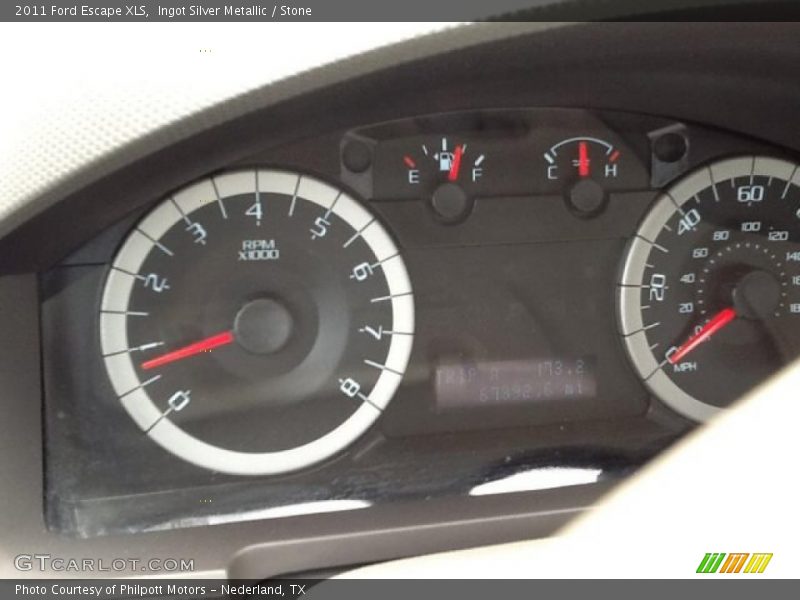 Ingot Silver Metallic / Stone 2011 Ford Escape XLS