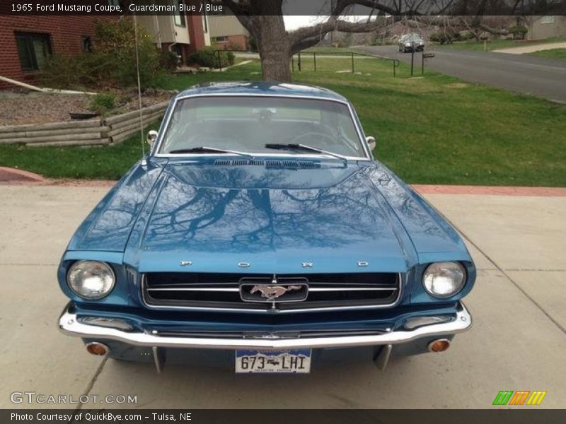Guardsman Blue / Blue 1965 Ford Mustang Coupe