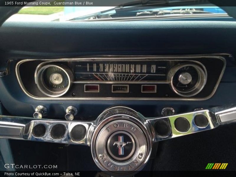 Guardsman Blue / Blue 1965 Ford Mustang Coupe