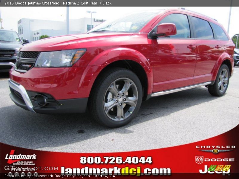 Redline 2 Coat Pearl / Black 2015 Dodge Journey Crossroad