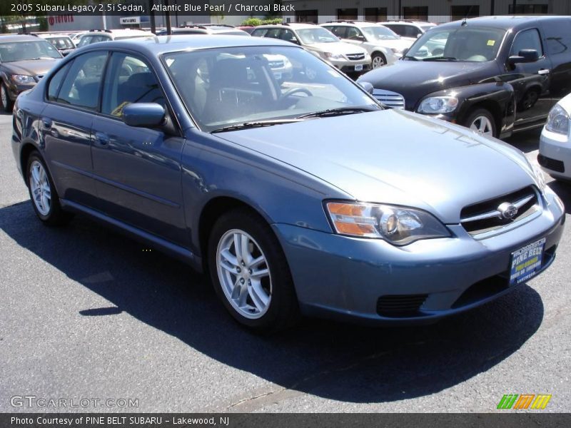 Atlantic Blue Pearl / Charcoal Black 2005 Subaru Legacy 2.5i Sedan