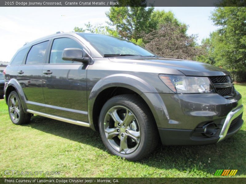 Granite Crystal Metallic / Black 2015 Dodge Journey Crossroad