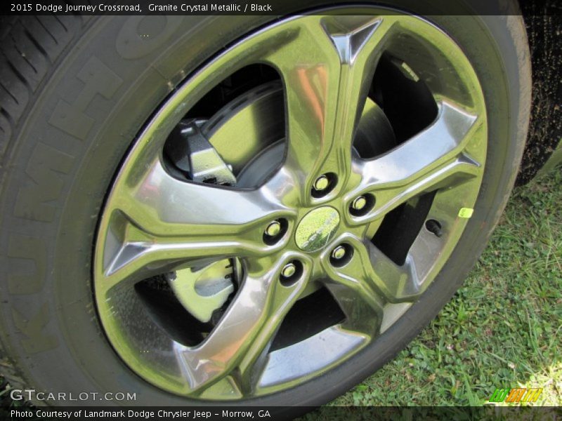 Granite Crystal Metallic / Black 2015 Dodge Journey Crossroad