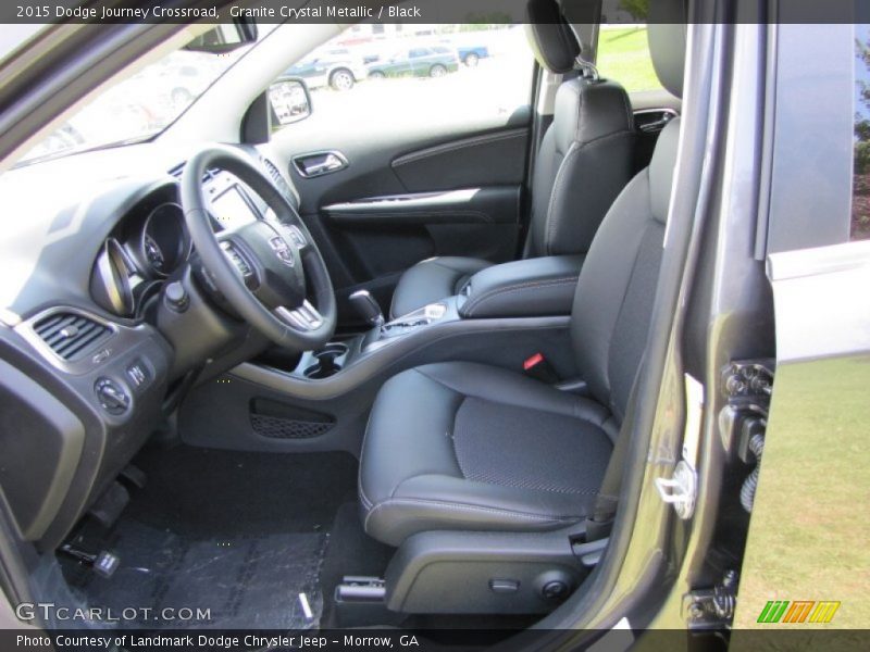 Granite Crystal Metallic / Black 2015 Dodge Journey Crossroad