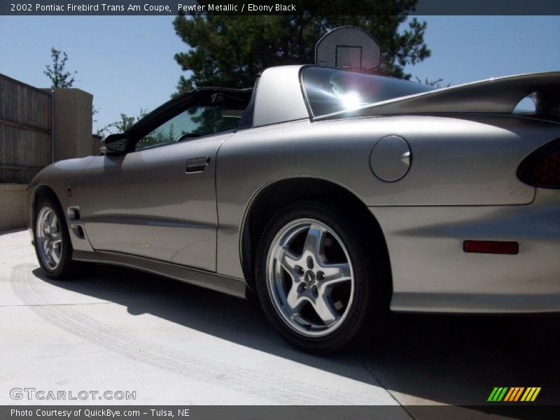 Pewter Metallic / Ebony Black 2002 Pontiac Firebird Trans Am Coupe