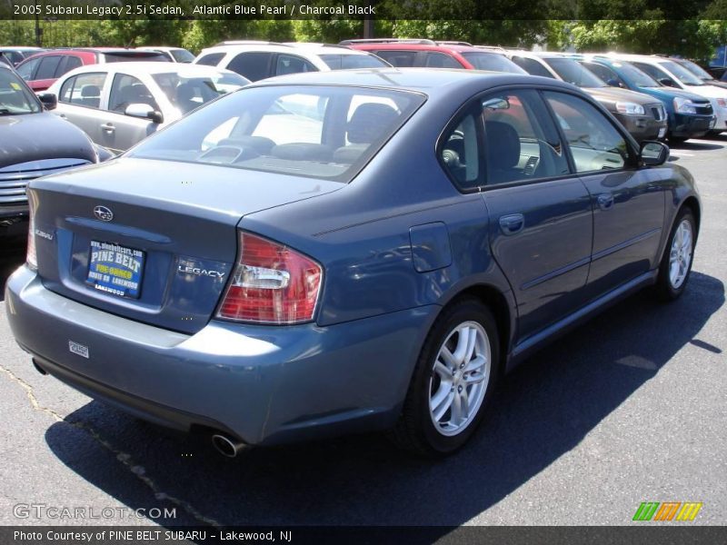 Atlantic Blue Pearl / Charcoal Black 2005 Subaru Legacy 2.5i Sedan