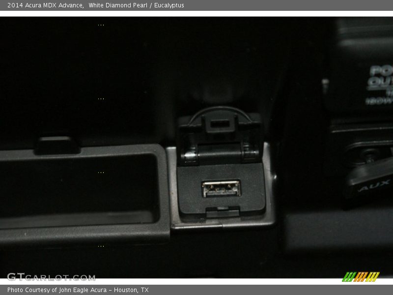 White Diamond Pearl / Eucalyptus 2014 Acura MDX Advance