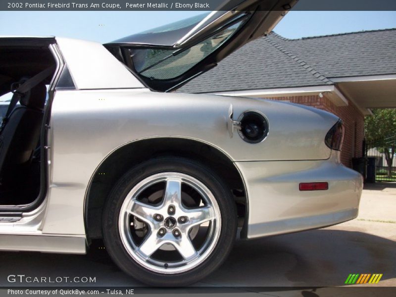 Pewter Metallic / Ebony Black 2002 Pontiac Firebird Trans Am Coupe