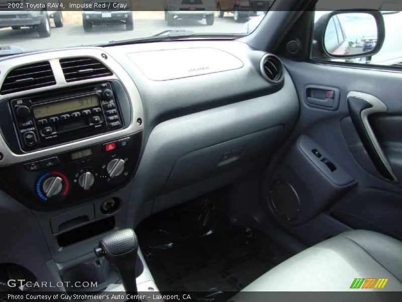 Impulse Red / Gray 2002 Toyota RAV4