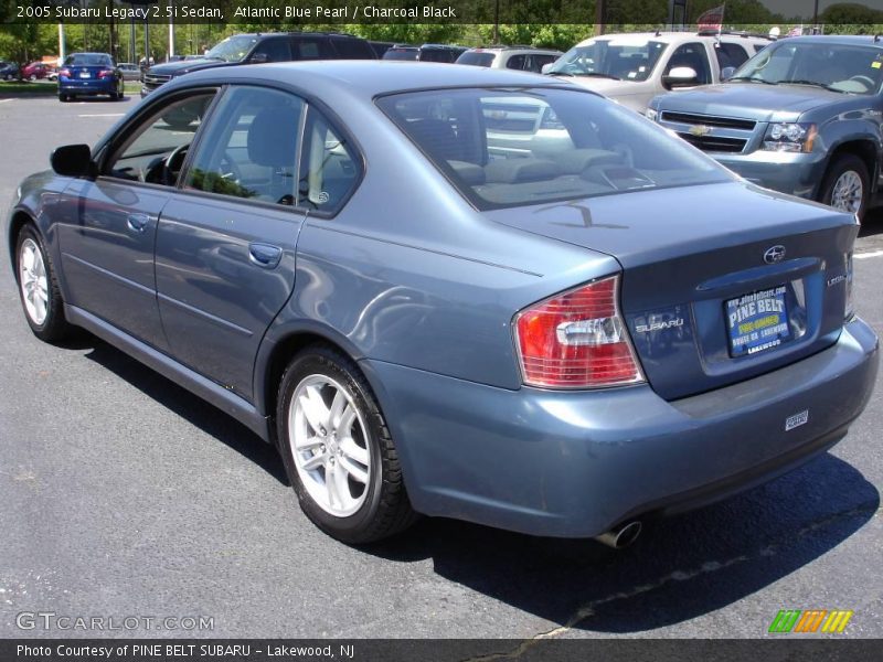 Atlantic Blue Pearl / Charcoal Black 2005 Subaru Legacy 2.5i Sedan