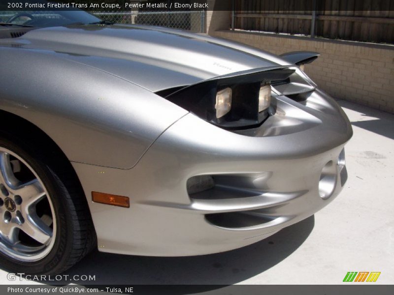 Pewter Metallic / Ebony Black 2002 Pontiac Firebird Trans Am Coupe