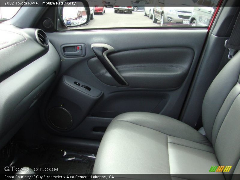Impulse Red / Gray 2002 Toyota RAV4