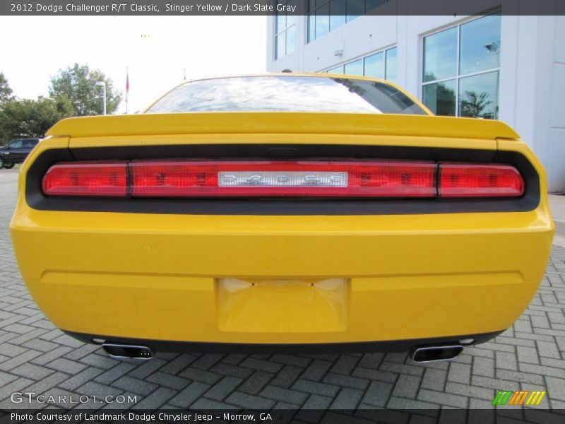 Stinger Yellow / Dark Slate Gray 2012 Dodge Challenger R/T Classic