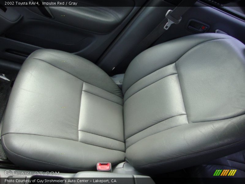 Impulse Red / Gray 2002 Toyota RAV4