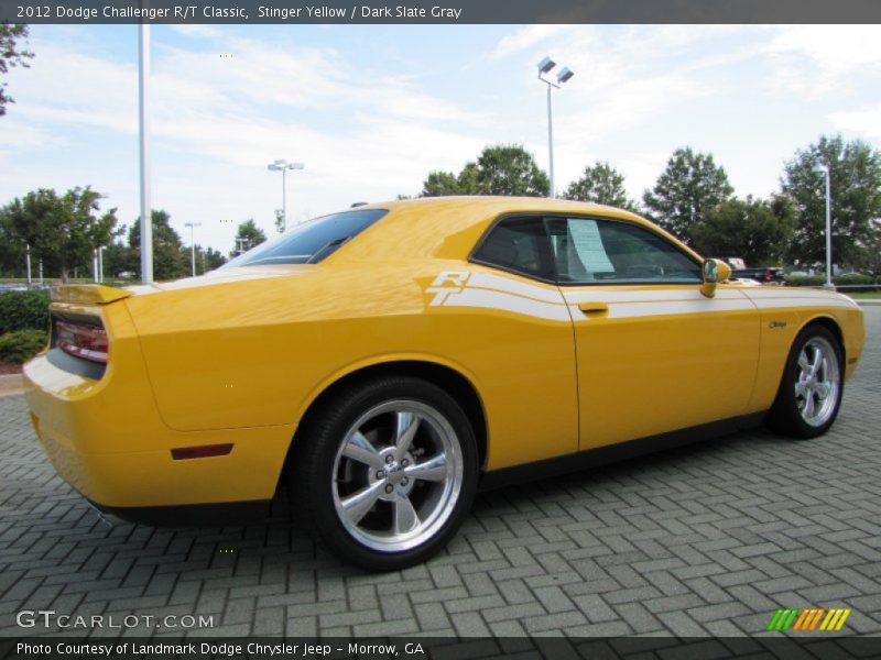 Stinger Yellow / Dark Slate Gray 2012 Dodge Challenger R/T Classic