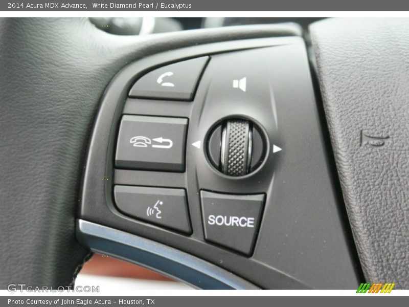 White Diamond Pearl / Eucalyptus 2014 Acura MDX Advance