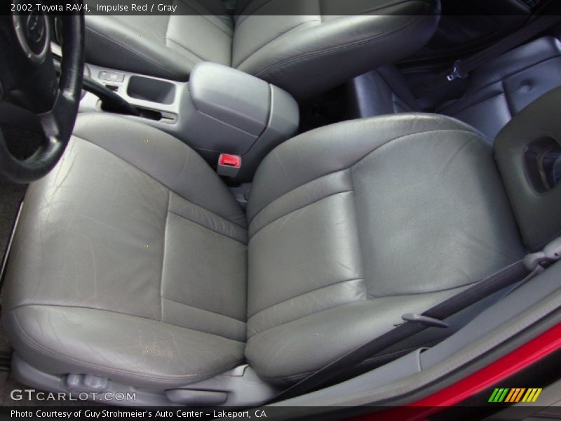 Impulse Red / Gray 2002 Toyota RAV4