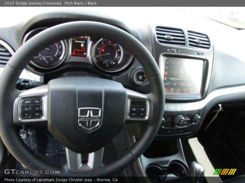 Pitch Black / Black 2015 Dodge Journey Crossroad