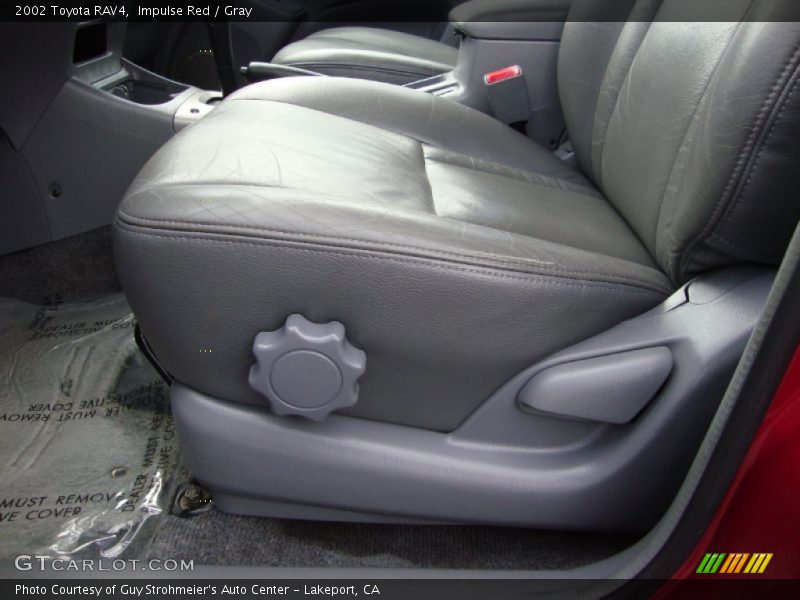 Impulse Red / Gray 2002 Toyota RAV4