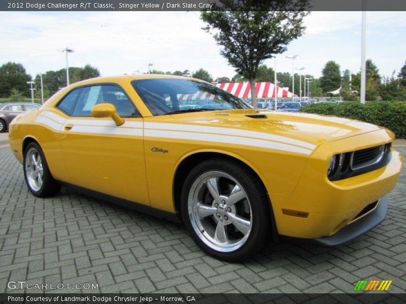 Front 3/4 View of 2012 Challenger R/T Classic