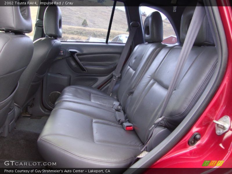 Impulse Red / Gray 2002 Toyota RAV4