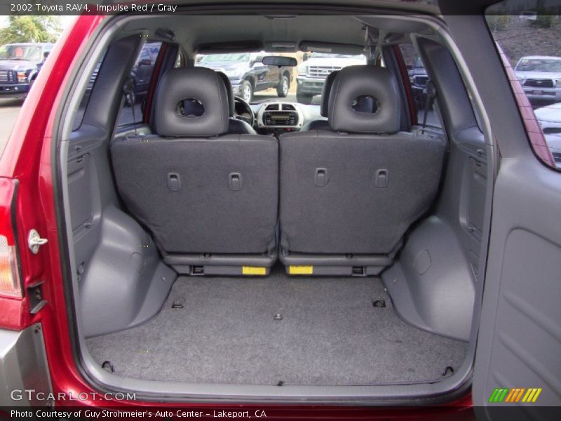 Impulse Red / Gray 2002 Toyota RAV4