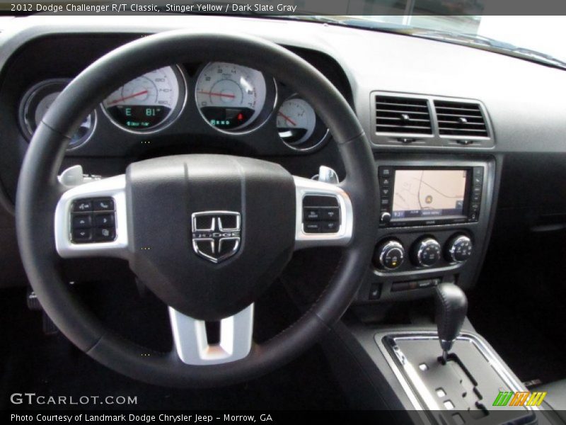 Stinger Yellow / Dark Slate Gray 2012 Dodge Challenger R/T Classic