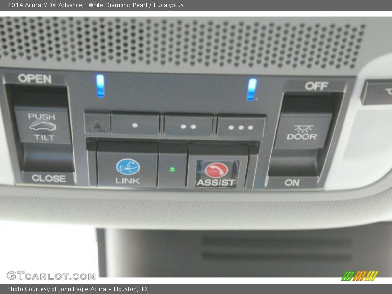 White Diamond Pearl / Eucalyptus 2014 Acura MDX Advance