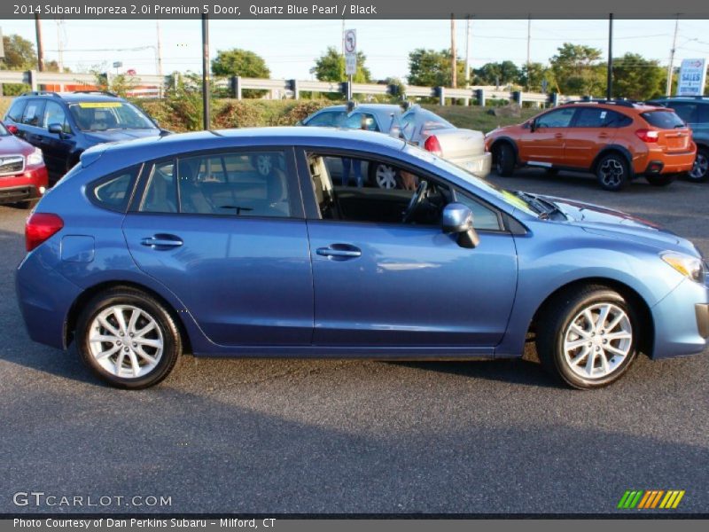 Quartz Blue Pearl / Black 2014 Subaru Impreza 2.0i Premium 5 Door