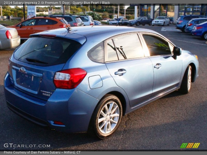 Quartz Blue Pearl / Black 2014 Subaru Impreza 2.0i Premium 5 Door
