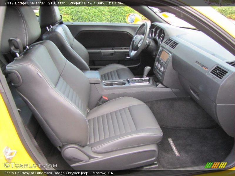 Front Seat of 2012 Challenger R/T Classic