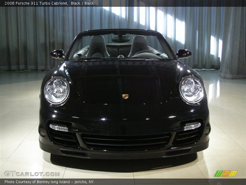 Black / Black 2008 Porsche 911 Turbo Cabriolet