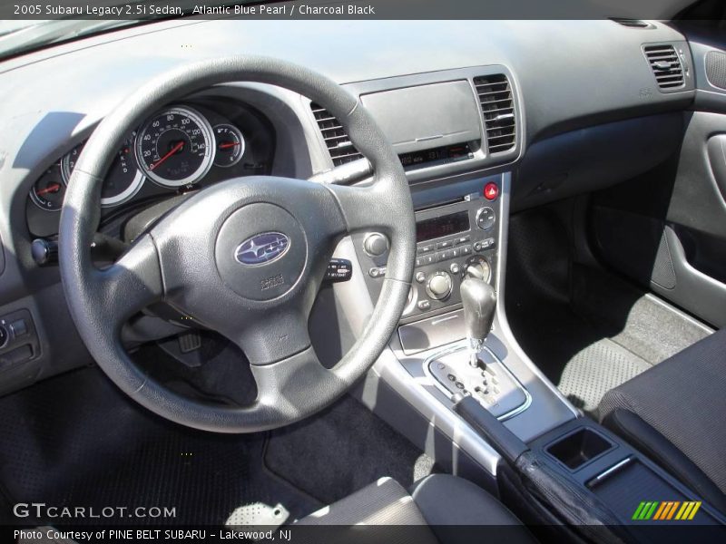 Atlantic Blue Pearl / Charcoal Black 2005 Subaru Legacy 2.5i Sedan