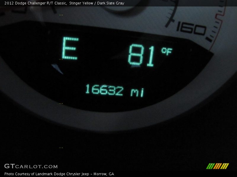 Stinger Yellow / Dark Slate Gray 2012 Dodge Challenger R/T Classic