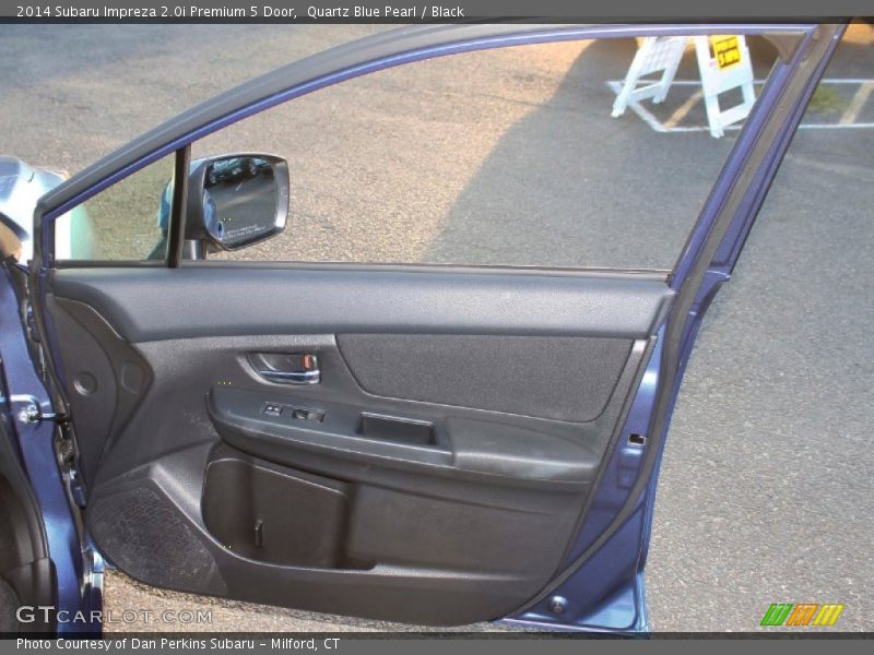 Quartz Blue Pearl / Black 2014 Subaru Impreza 2.0i Premium 5 Door